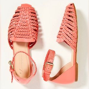 Anthropologie Braided Fisherman Sandal
